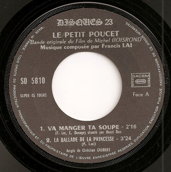 lataa albumi Catherine Desage, Francis Lai - Le Petit Poucet