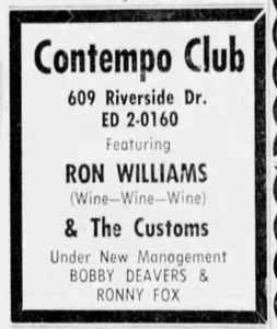 Ron Williams And The Customs