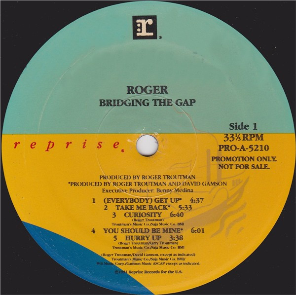 Roger – Bridging The Gap (1991, Vinyl) - Discogs