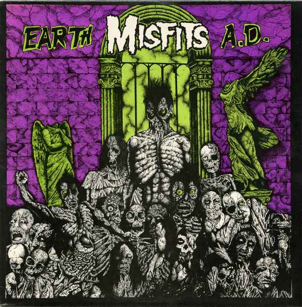 Misfits - Earth A.D. / Wolfs Blood (LP, Album, Pur) album cover