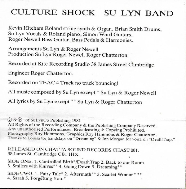 descargar álbum Su Lyn Band - Culture Shock