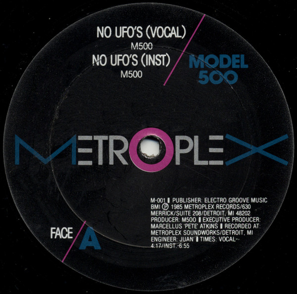 Model 500 – No UFO's (1985, Vinyl) - Discogs