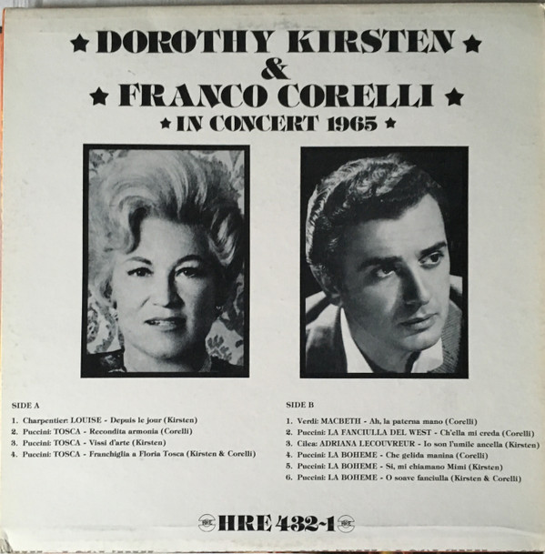 lataa albumi Dorothy Kirsten & Franco Corelli - In Concert 1965