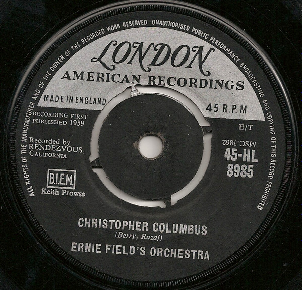 ladda ner album Ernie Field's Orchestra - In The Mood Christopher Columbus