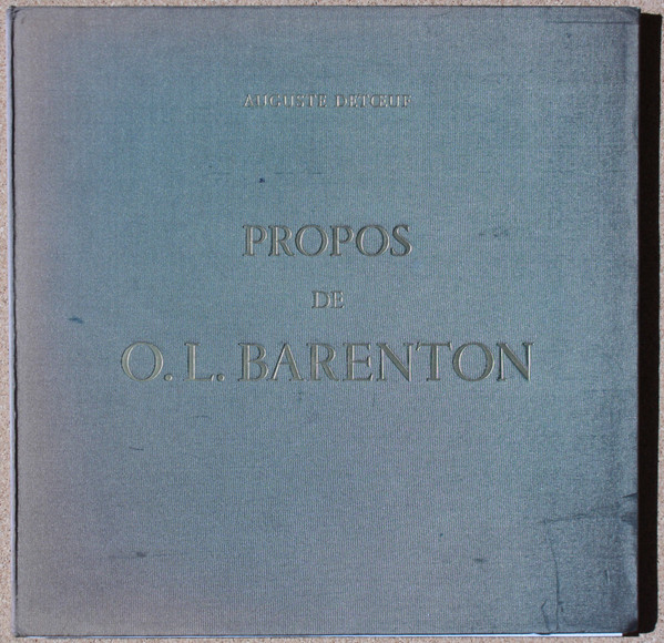 Album herunterladen Auguste Detœuf - Propos de OL Barenton