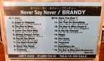 Brandy - Never Say Never | Releases | Discogs