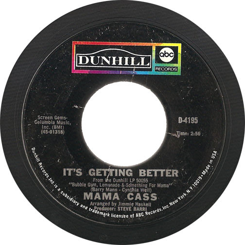 Album herunterladen Mama Cass - Its Getting Better
