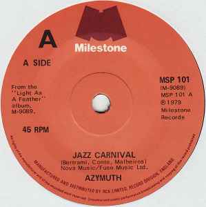 Azymuth – Jazz Carnival (1979, Solid Centre, Vinyl) - Discogs