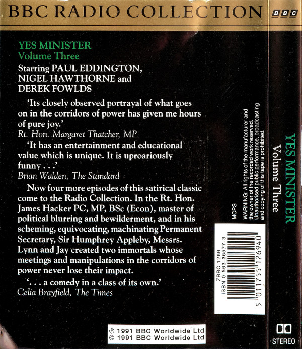 lataa albumi Yes Minister - Volume 3