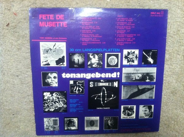 descargar álbum Tony Murena Et Son Orchestre - Fête De Musette