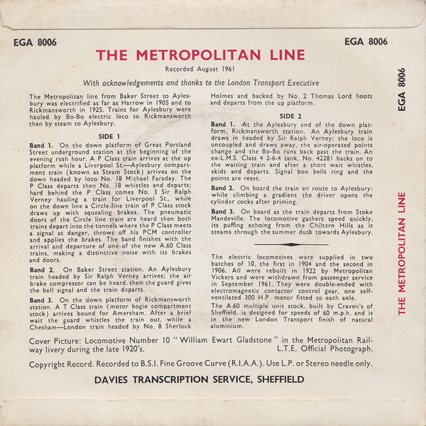ladda ner album No Artist - The Metropolitan Line