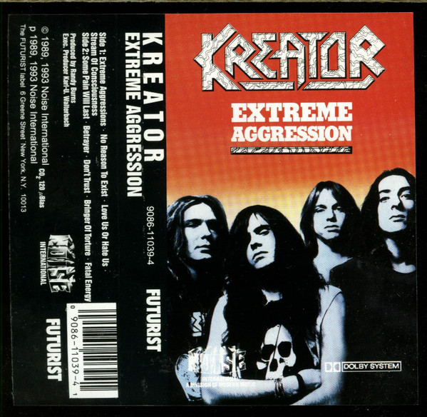Kreator – Extreme Aggression (1993, Cassette) - Discogs