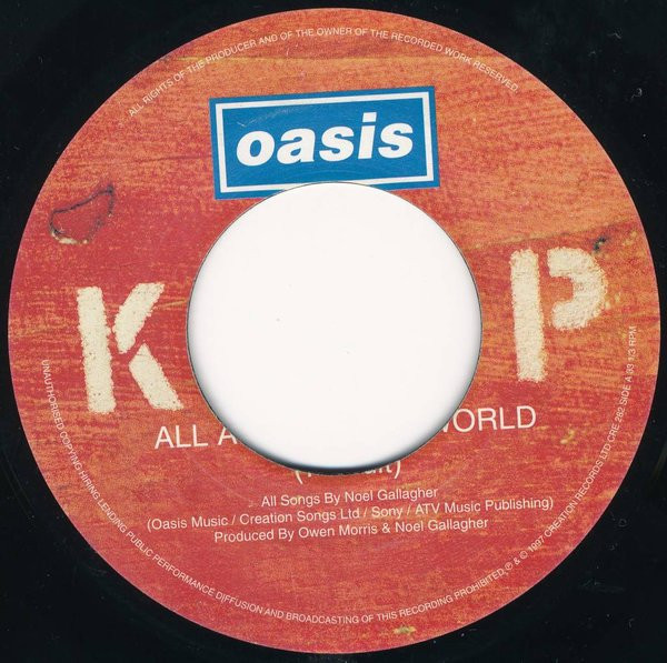 Oasis – All Around The World (1998, Jukebox, Vinyl) - Discogs