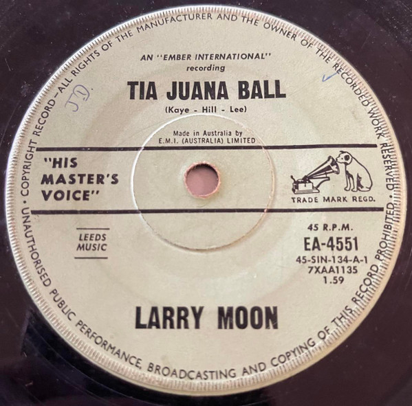 Larry Moon – Tia Juana Ball (1963, Vinyl) - Discogs