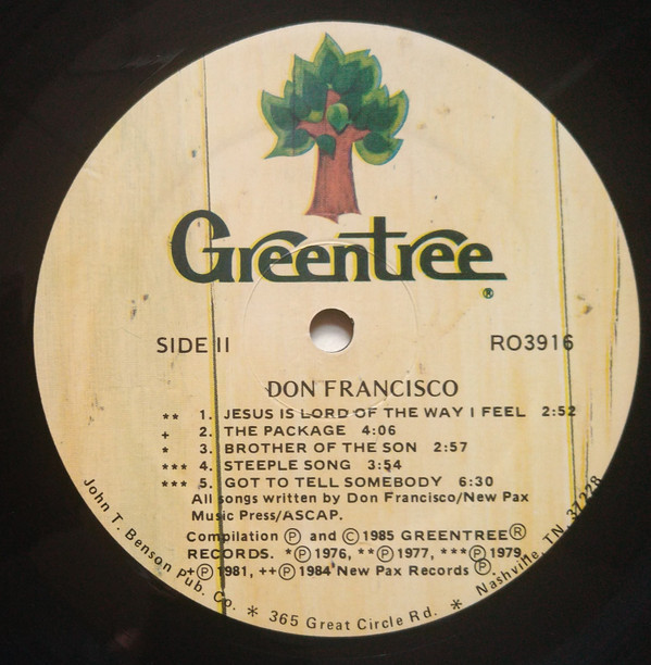 Album herunterladen Don Francisco - The Poet