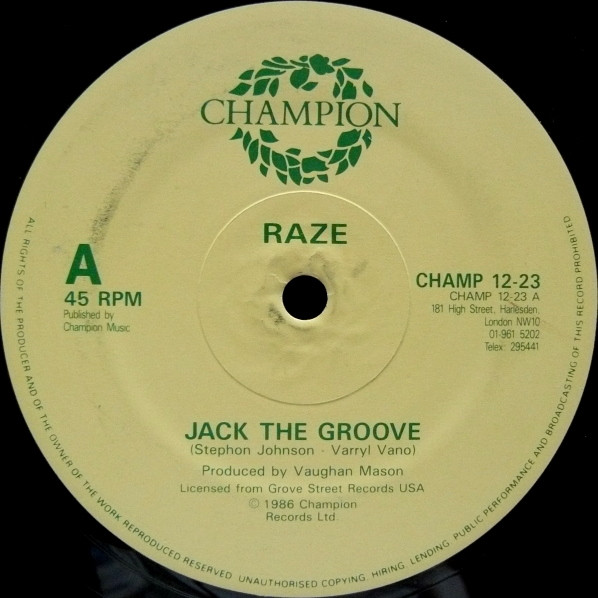 Raze – Jack The Groove