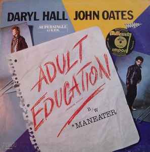 Daryl Hall & John Oates - Adult Education = Educacion Adulta / Maneater 앨범 커버