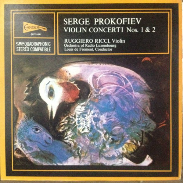 Violin Concerti Prokofiev ,Ricci ,RadioLuxembourgOrchestra
