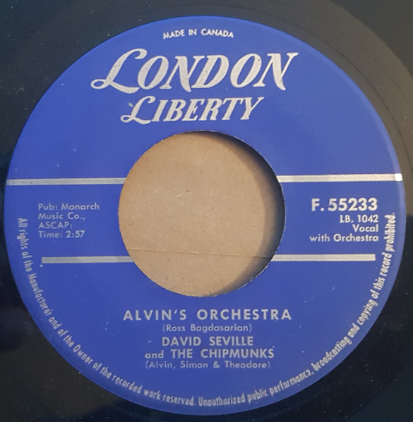 David Seville And The Chipmunks – Alvin's Orchestra / Copyright