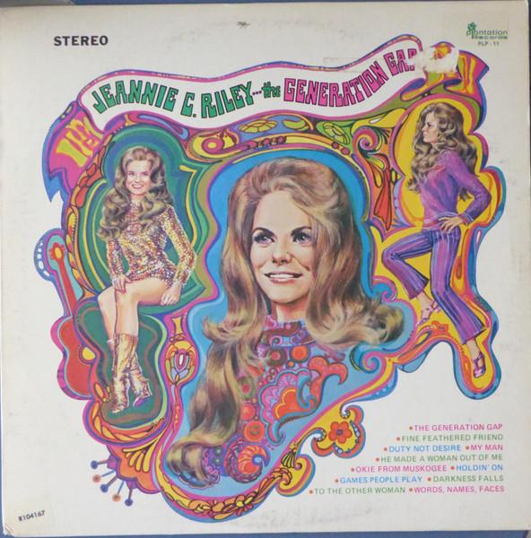 Jeannie C. Riley - The Generation Gap 1970 アースバウンド / LP バイナル c7 海外 即決
