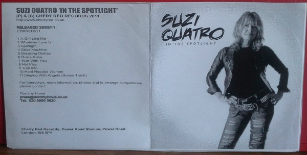 Suzi Quatro - In The Spotlight | Releases Discogs