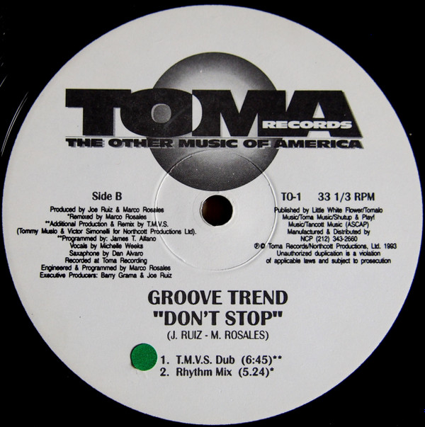 télécharger l'album Groove Trend - Dont Stop