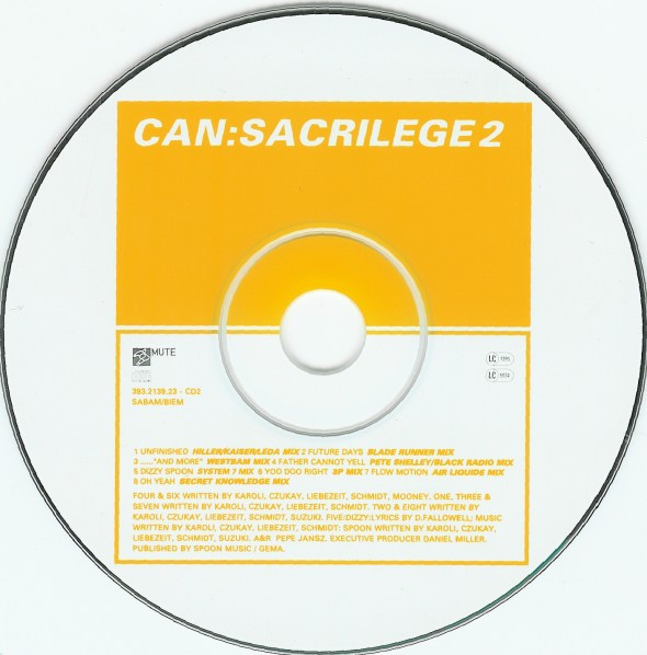 Can – Sacrilege (1997, Vinyl) - Discogs