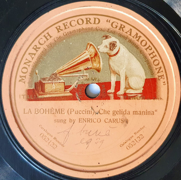 Enrico Caruso Che Gelida Manina Shellac Discogs