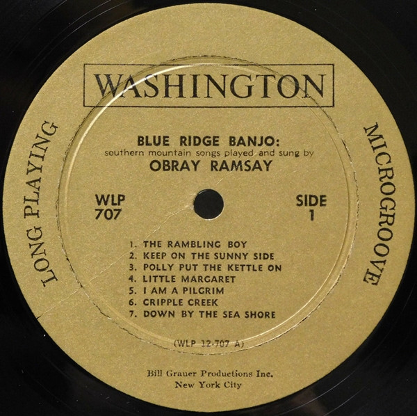 descargar álbum Obray Ramsey - Blue Ridge Banjo Southern Mountain Folk Songs