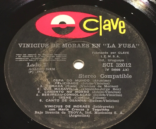 Album herunterladen Vinicius De Moraes con Maria Creuza y Toquinho - Vinicius De Moraes En La Fusa