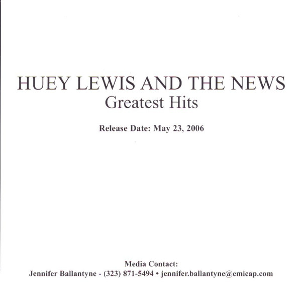 Huey Lewis & The News - Greatest Hits | Releases | Discogs