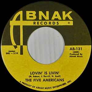 The Five Americans - Lovin' Is Livin' / Con Man album cover