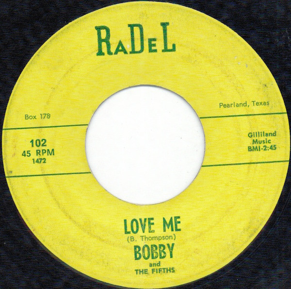 ladda ner album Bobby And The Fifths - Love Me