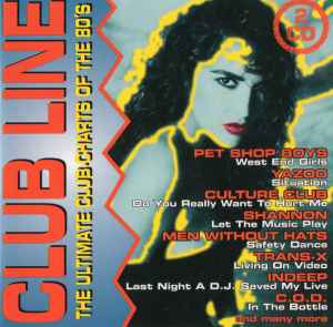 Various - Club Line (The Ultimate Club-Charts Of The 80's) album cover