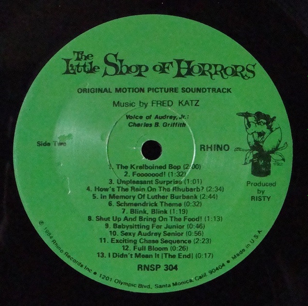 descargar álbum Fred Katz - The Little Shop Of Horrors