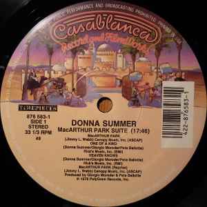 Donna Summer - MacArthur Park Suite / Last Dance album cover