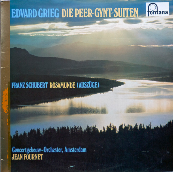 lataa albumi Grieg George Szell And Jean Fournet Concertgebouw Orchestra Of Amsterdam, Franz Schubert - Peer Gynt Suite No 1 Op 46 Peer Gynt Suite No 2 Op 55 Franz Schubert Rosamunde
