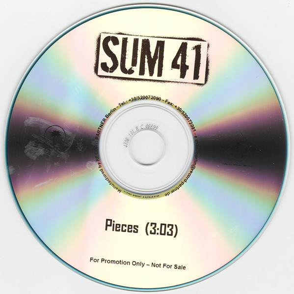 Sum 41 – Pieces (CDr) - Discogs