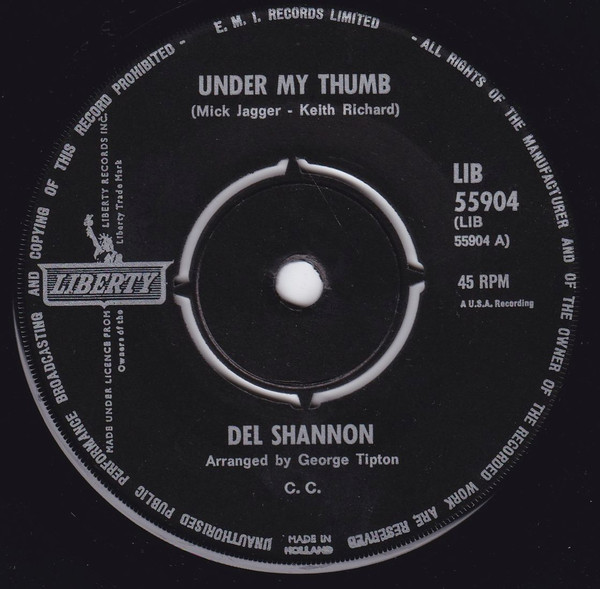 Album herunterladen Del Shannon - Under My Thumb