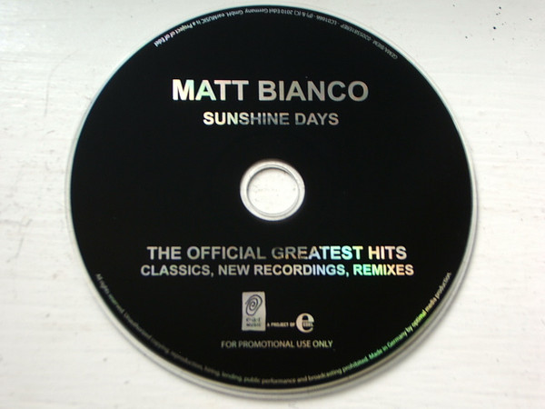 ladda ner album Matt Bianco - Sunshine Days The Official Greatest Hits