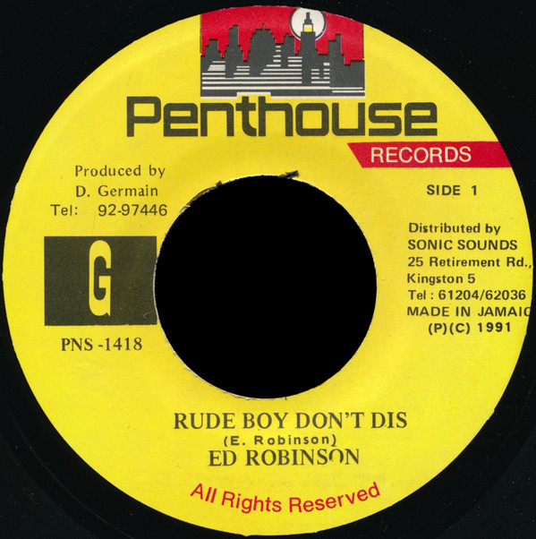 Album herunterladen Download Ed Robinson - Rude Boy Dont Dis album