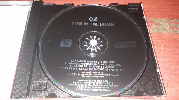 Oz - Fire In The Brain | Releases | Discogs