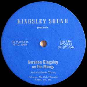 Gershon Kingsley - Gershon Kingsley On The Moog. album cover