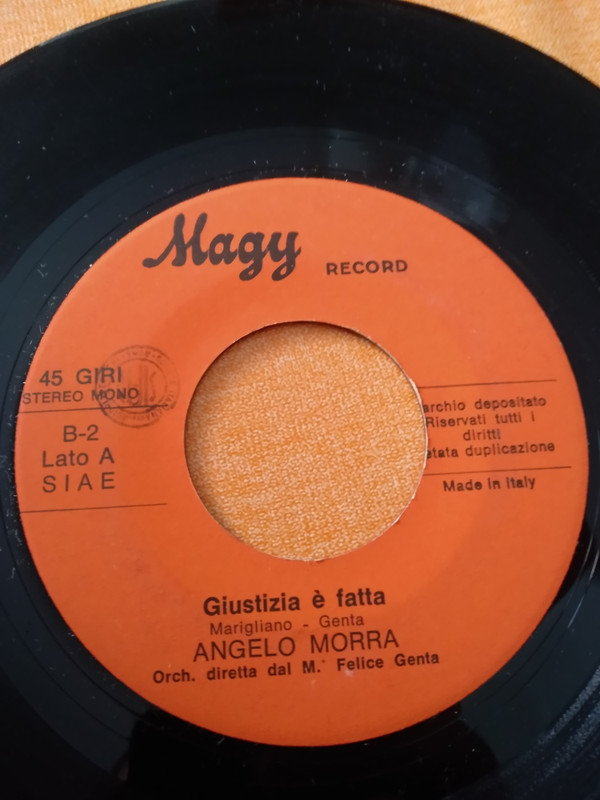 descargar álbum Angelo Morra - Giustizia E Fatta Comme Vuo Tu