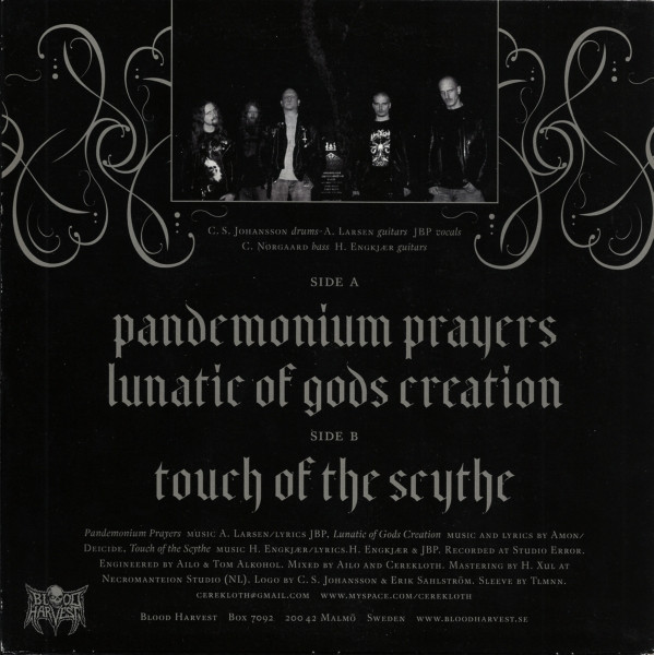last ned album Cerekloth - Pandemonium Prayers