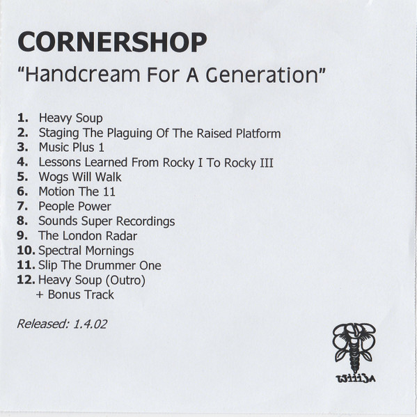 Kamel Modregning afbrudt Cornershop – Handcream For A Generation (2002, CDr) - Discogs