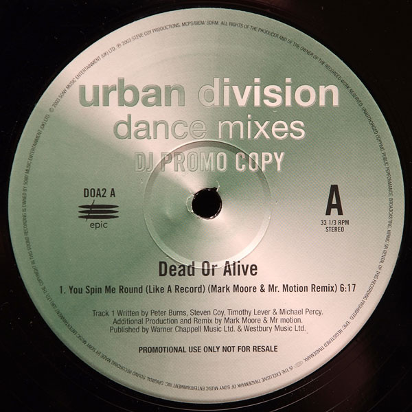 Dead Or Alive-You Spin Me Round (Like A Record) Performance Mix.1984 Vinyl  Rip 