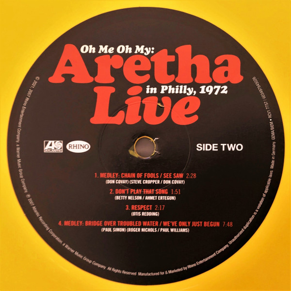 Aretha Franklin – Oh Me Oh My: Aretha Live In Philly, 1972 (2021