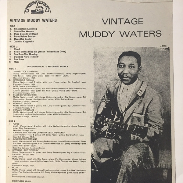 last ned album Muddy Waters - Vintage Muddy Waters