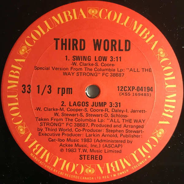 Third World – Lagos Jump (1983, Vinyl) - Discogs